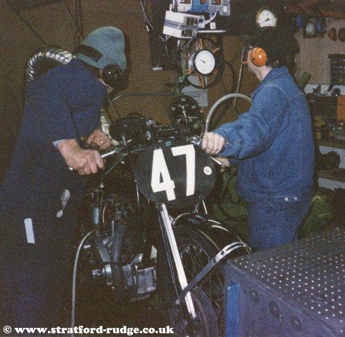 Mervyn and David extracting more power from the Stratford-Rudge.